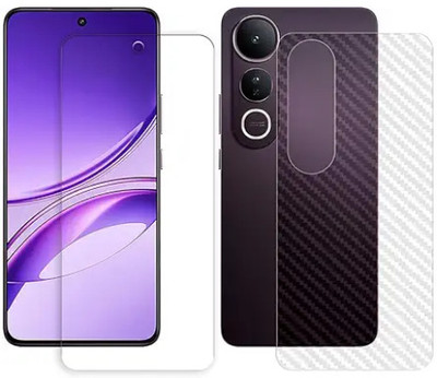 MUTAALI Front and Back Tempered Glass for vivo V50 Lite(Pack of 1)
