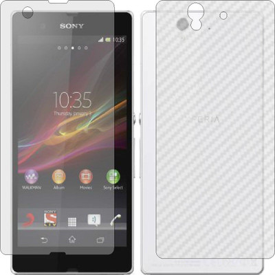MOBART Front and Back Tempered Glass for SONY XPERIA Z(Pack of 2)