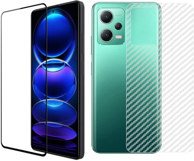 eZell Front and Back Tempered Glass for REDMI NOTE 12 5G(Pack of 2)