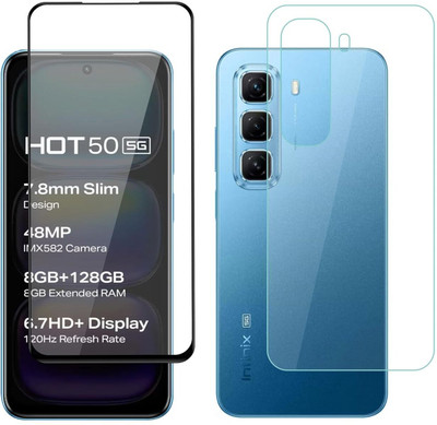 4 YARDS Front and Back Tempered Glass for Infinix Hot 50 5G (11-D)(Pack of 1)