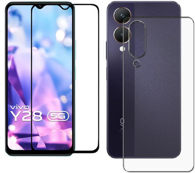 4 YARDS Front and Back Tempered Glass for Vivo Y28 5G (11-D)(Pack of 1)