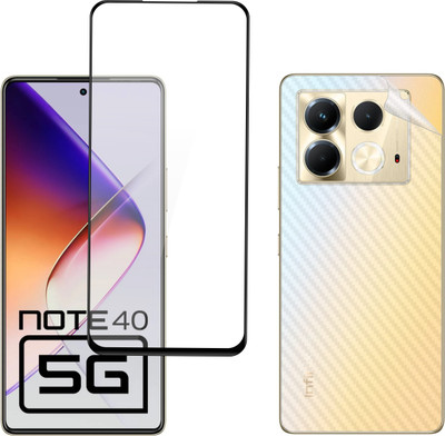 Ten To 11 Front and Back Tempered Glass for Infinix Note 40 5G(Pack of 2)
