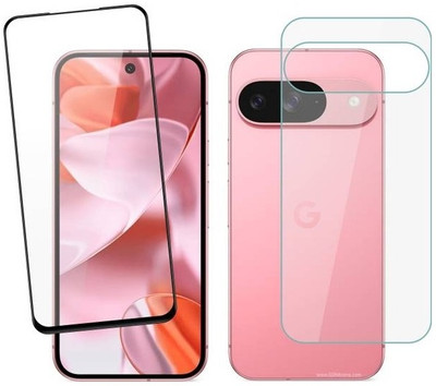 AKSHUD Front and Back Tempered Glass for Google Pixel 9, Pixel 9(Pack of 1)