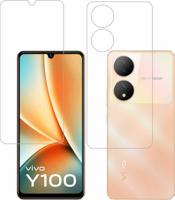 Ten To 11 Front and Back Tempered Glass for ViVO Y100 5G(Pack of 2)