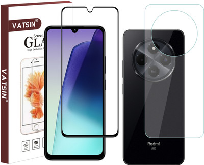 Vatsin Front and Back Tempered Glass for Redmi 14C(Pack of 2)