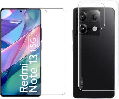 4 YARDS Front and Back Tempered Glass for Redmi Note 13 5G(Pack of 1)