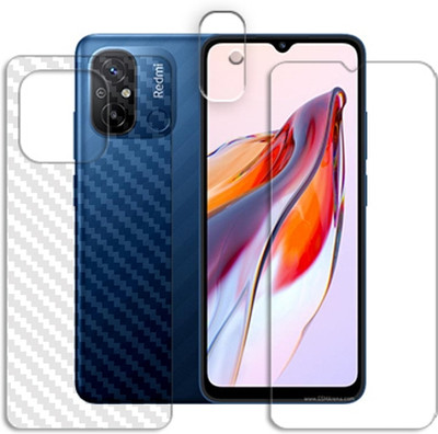 ARBAN Front and Back Tempered Glass for Xiaomi Redmi 12C FRONTBACK AND CAMERA LENS SCREEN GUARD(Pack of 1)
