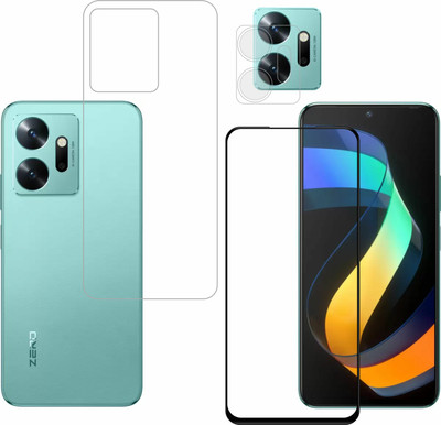 Ten To 11 Front and Back Tempered Glass for infinix zero 20(Pack of 3)
