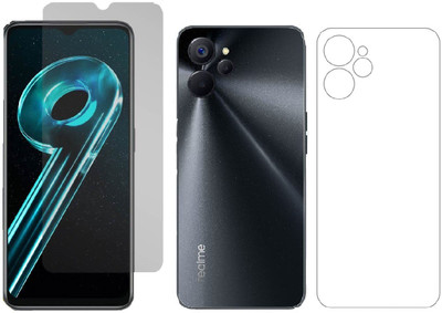 4 YARDS Front and Back Tempered Glass for Realme 9i 5G (Matte Finish)(Pack of 1)