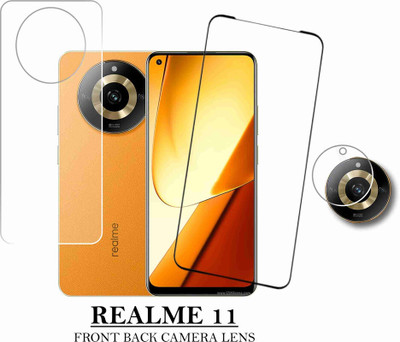 KANCHA Front and Back Tempered Glass for REALME 11(Pack of 1)