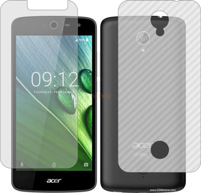TELTREK Front and Back Tempered Glass for ACER LIQUID ZEST(Pack of 2)