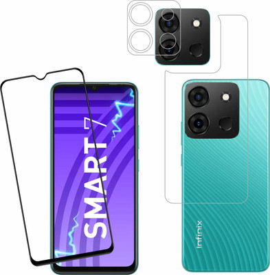 Ten To 11 Front and Back Tempered Glass for Itel A60(Pack of 3)