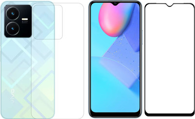 Vatsin Front and Back Tempered Glass for ViVO Y22(Pack of 2)