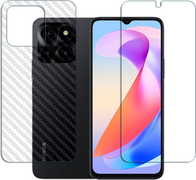 SOMTONE Front and Back Tempered Glass for Honor X6a FRONT BACK(Pack of 1)