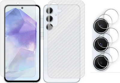 MUTAALI Front and Back Tempered Glass for Samsung Galaxy A55(Pack of 1)