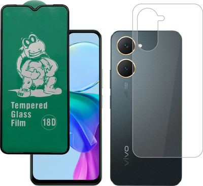 Vatsin Front and Back Tempered Glass for ViVO Y18i(Pack of 2)