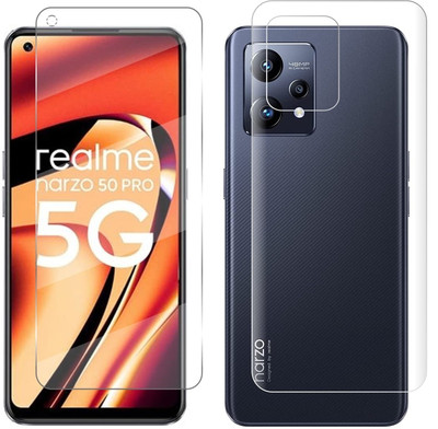 4 YARDS Front and Back Tempered Glass for Realme Narzo 50 Pro 5G(Pack of 1)