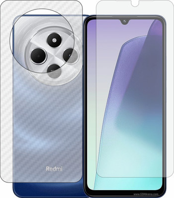 MOBART Front and Back Tempered Glass for Redmi 14C(Pack of 2)