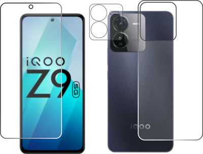 chakoor Front and Back Screen Guard for IQOO Z9 5G(Pack of 3)