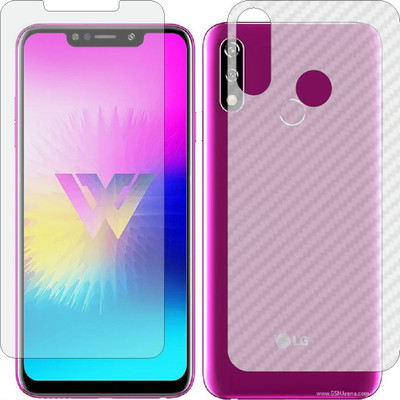 Fasheen Front and Back Tempered Glass for LG W10(Pack of 2)