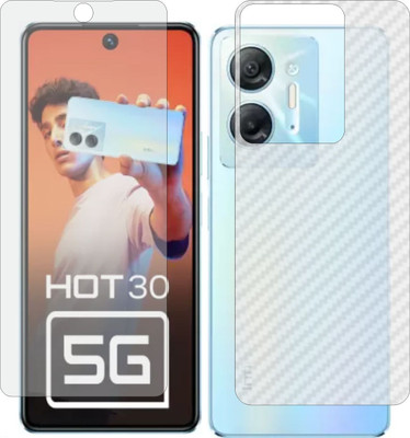 MOBART Front and Back Tempered Glass for Infinix Hot 30 5G(Pack of 2)