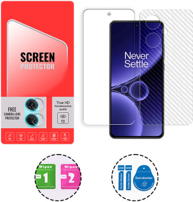 ARBAN Front and Back Tempered Glass for OnePlus Nord CE3 5G (1 FREE CAMERA LENS) WITH FRONTBACK SCREEN PROTECTOR(Pack of 1)