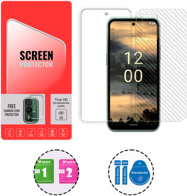 ARBAN Front and Back Tempered Glass for Nokia XR21 5G (1 FREE CAMERA LENS) WITH FRONTBACK SCREEN PROTECTOR(Pack of 1)