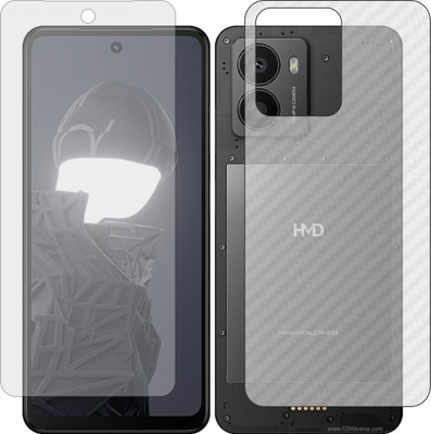 MOBART Front and Back Tempered Glass for Hmd Fusion(Pack of 2)