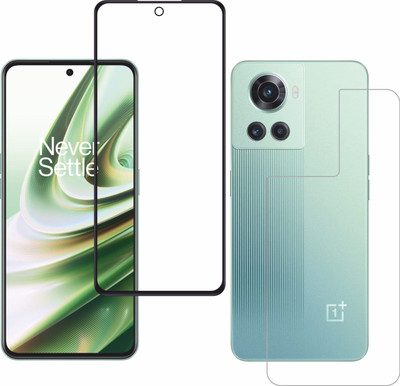 Vatsin Front and Back Tempered Glass for OnePlus 10R 5G(Pack of 2)