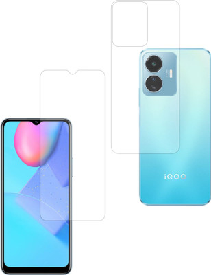 Vatsin Front and Back Tempered Glass for iQOO Z6 Lite 5G(Pack of 2)