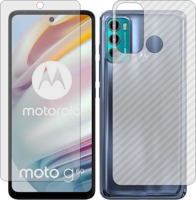 Fasheen Front and Back Tempered Glass for MOTOROLA MOTO G60(Pack of 2)