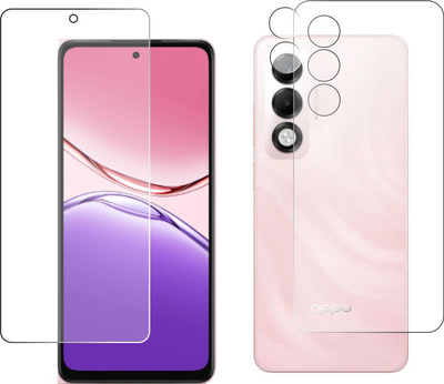 chakoor Front and Back Tempered Glass for oppo k13x 5g(Pack of 3)