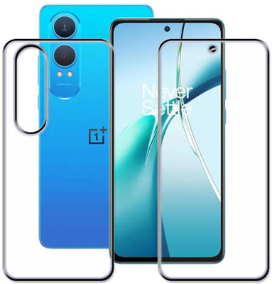 tombik Front and Back Tempered Glass for 44xs-OnePlus Nord CE4 Lite-fb(Pack of 2)