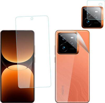 Ten To 11 Front and Back Tempered Glass for Realme GT7 Pro, Realme GT7 Pro [With Rear Camera Lens Guard](Pack of 3)