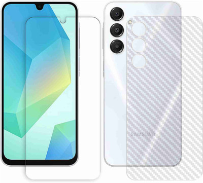MUTAALI Front and Back Tempered Glass for Samsung Galaxy A16 5G FRONT AND BACK SCREEN PROTECTOR(Pack of 1)