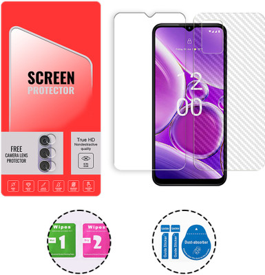 SOMTONE Front and Back Tempered Glass for Nokia G42 5G (1 FREE CAMERA LENS) WITH FRONTBACK SCREEN PROTECTOR(Pack of 1)