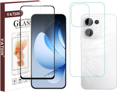Vatsin Front and Back Tempered Glass for Oppo Reno 13 5G(Pack of 2)