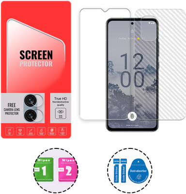 ARBAN Front and Back Tempered Glass for Nokia X30 5G (1 FREE CAMERA LENS) WITH FRONTBACK SCREEN PROTECTOR(Pack of 1)