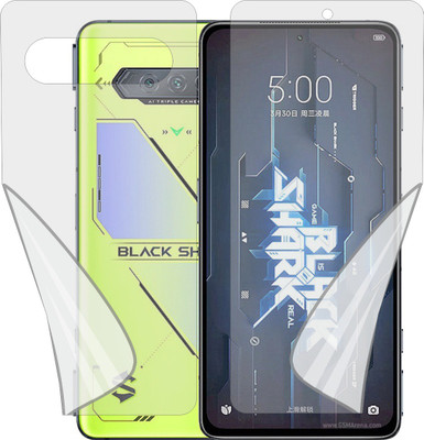 Fasheen Front and Back Screen Guard for XIAOMI BLACK SHARK 5 RS (Edge To Edge TPU Full Coverage)(Pack of 1)