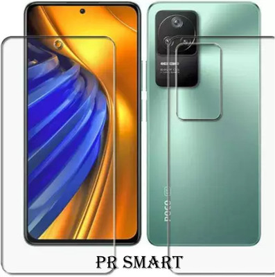 Prsky Front and Back Tempered Glass for Poco F4 5G(Pack of 1)