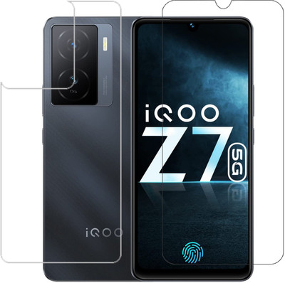 HOBBYTRONICS Front and Back Screen Guard for iQOO Z7 5G, iQOO Z7, Vivo iQOO Z7, Vivo iQOO Z7 5G(Pack of 1)