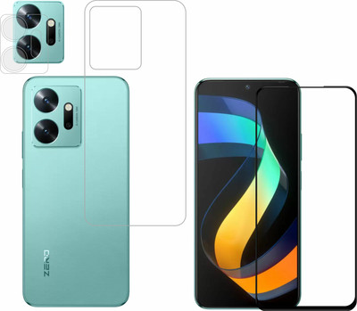 Ten To 11 Front and Back Tempered Glass for infinix zero 20(Pack of 3)