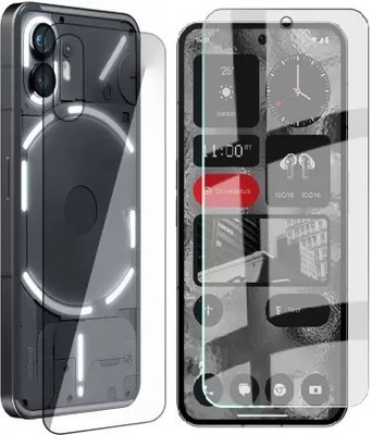 LIKEDESIGN Front and Back Tempered Glass for Nothing Phone 2(Pack of 1)