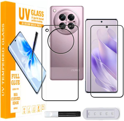 tombik Front and Back Tempered Glass for 60ca-Infinix Zero 40 5G-fb uv(Pack of 2)