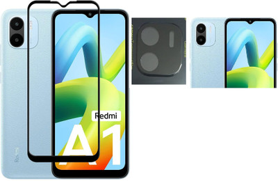 NEMIZI Front and Back Tempered Glass for Redmi A1 Plus(Pack of 2)