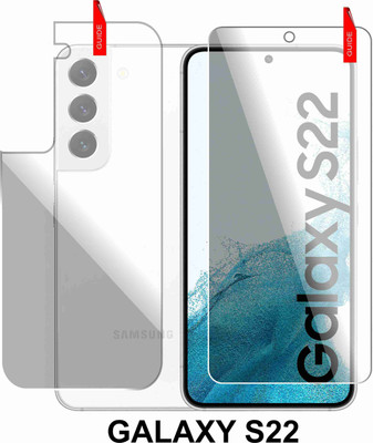 Olonga Front and Back Tempered Glass for SAMSUNG GALAXY S22(Pack of 2)