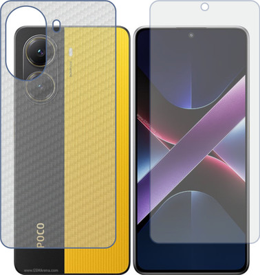 Mobling Front and Back Tempered Glass for Poco X7 Pro 2412DPC0AI(Pack of 2)