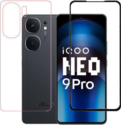 ECMERED Front and Back Tempered Glass for iQOO Neo9 Pro 5G, iQOO Neo9 Pro(Pack of 1)
