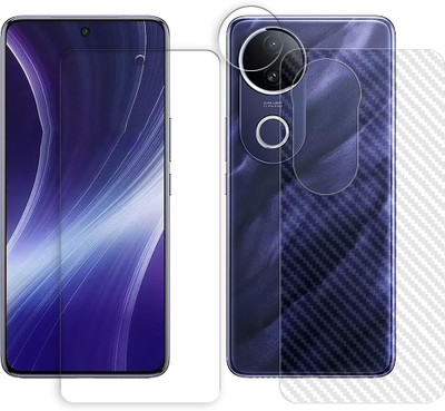 MUTAALI Front and Back Tempered Glass for T4R 5G(Pack of 1)