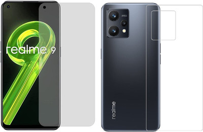 4 YARDS Front and Back Tempered Glass for Realme 9 4G (Matte Finish)(Pack of 1)